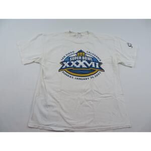 Super Bowl XXXVII T-Shirt – San Diego 2003, Anvil Brand XL